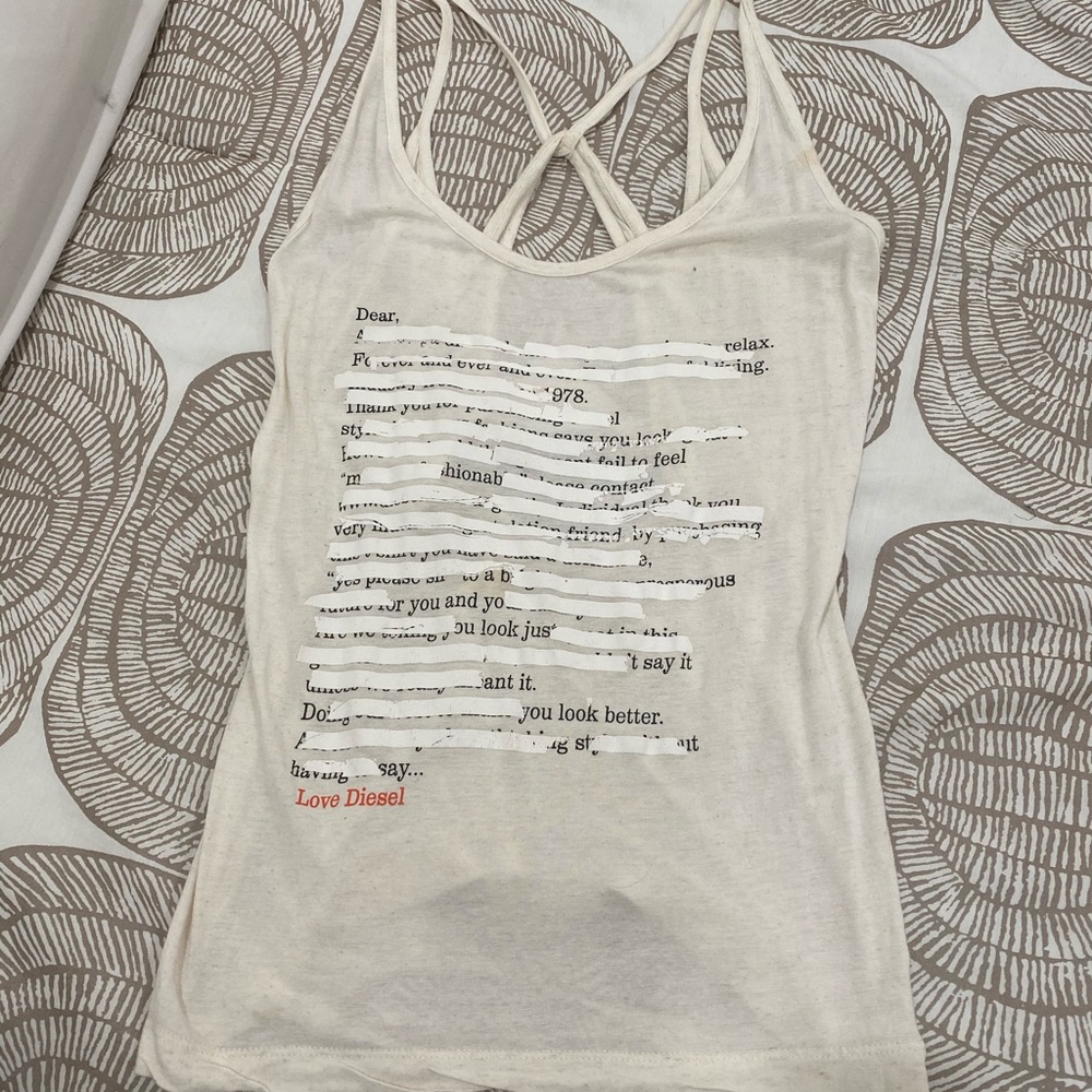 Graphic Cut Out Tank